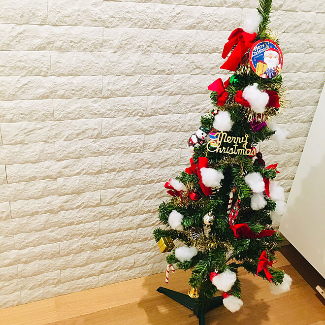 クリスマスツリー120cm/クリスマス/エージープラス/玄関/名古屋モザイク...などのインテリア実例 - 2019-12-22 21:36:22