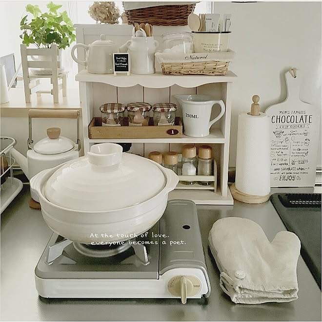 ニトリ カセットコンロ キッチン お鍋 Iwatani などのインテリア実例 17 02 07 11 24 24 Roomclip ルームクリップ