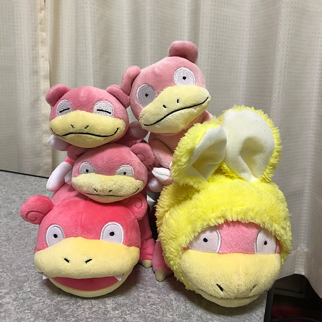 机 ぬいぐるみ ポケモンセンター ヤドン ポケモン好き などのインテリア実例 18 12 03 06 27 Roomclip ルームクリップ