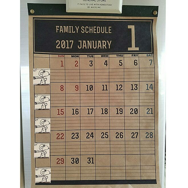 カレンダー/ハンドメイド/紙もののインテリア実例 - 2016-12-17 18:00:13