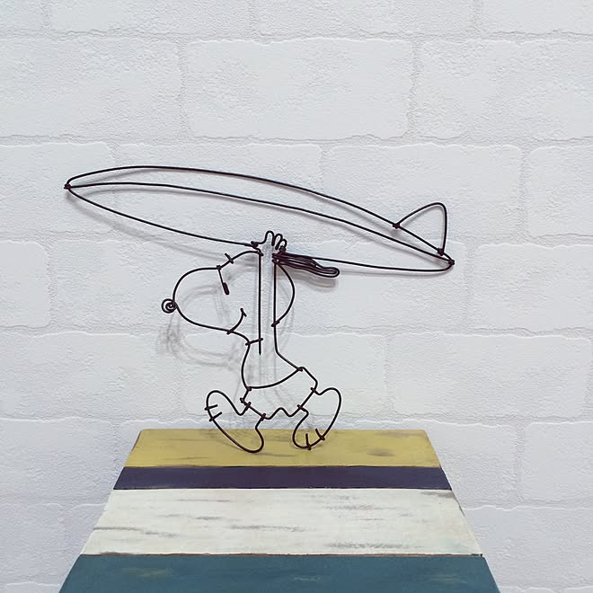 机/surf/snoopy/スヌーピー/ワイヤー...などのインテリア実例 - 2015-06-17 19:43:55