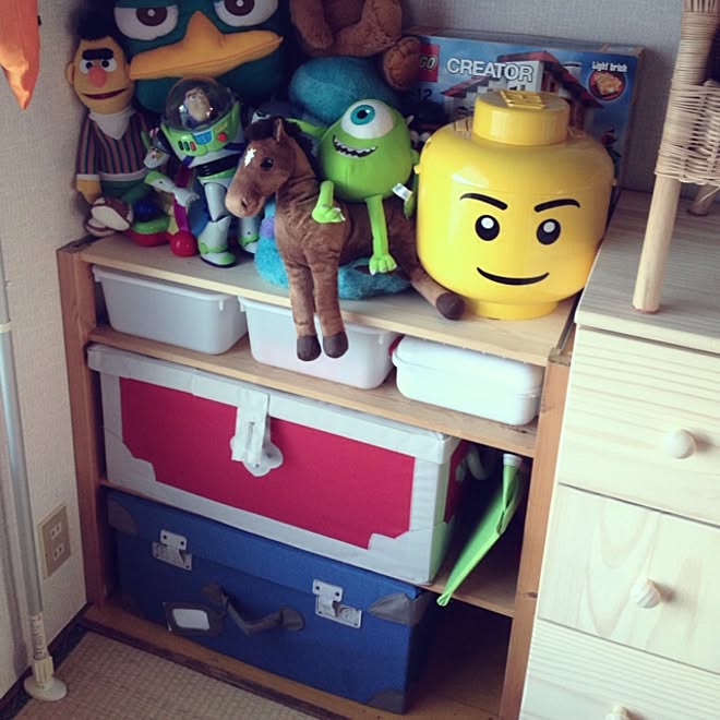 棚/子供のおもちゃ/LEGO/IKEA/無印良品...などのインテリア実例 - 2014-01-27 07:44:06