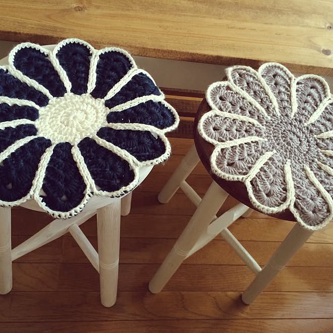 レース編み ドイリー 【12】 黄昏れ ハンドメイド レース編みの