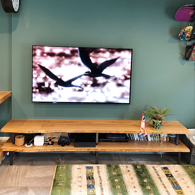 一枚板テレビボード/テレビボード/テレビボードDIY/無垢の家具