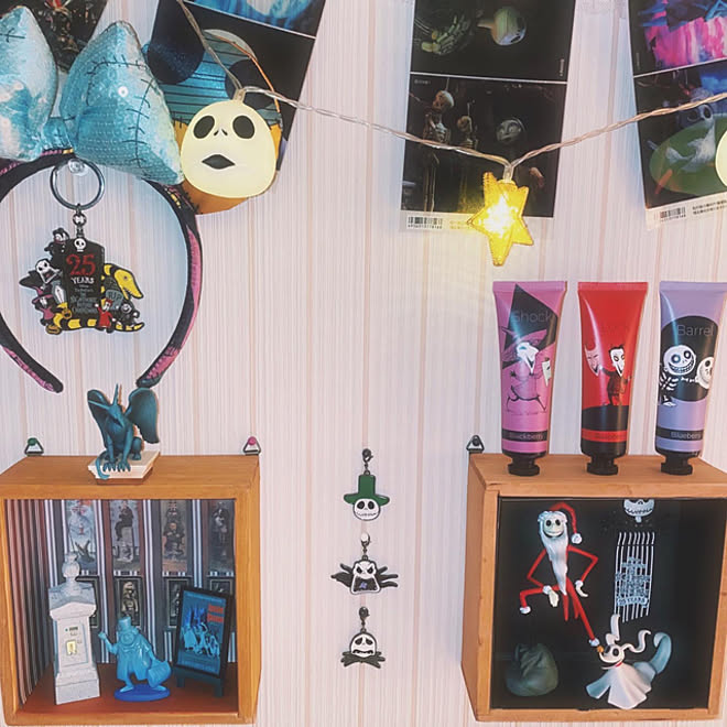 ディズニー壁紙 壁インテリア ナイトメア ビフォア クリスマス ホーンテッドマンション ディズニーランド などのインテリア実例 21 06 17 14 12 21 Roomclip ルームクリップ