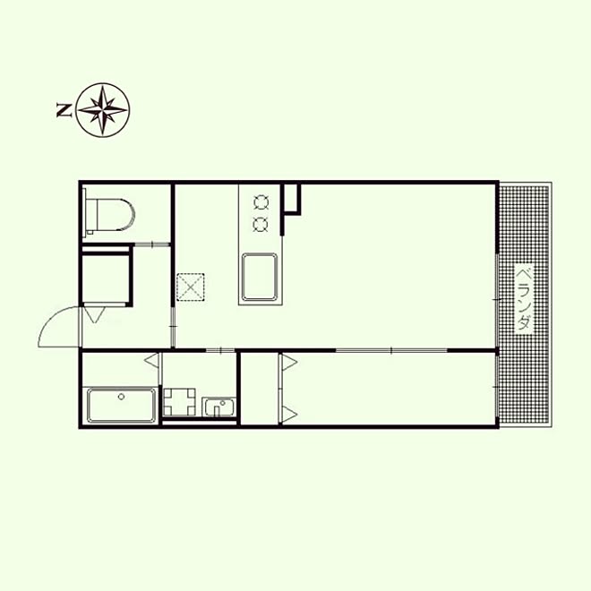 部屋全体/間取り図/一人暮らし/賃貸/引越し予定...などのインテリア実例 - 2015-06-29 14:46:35