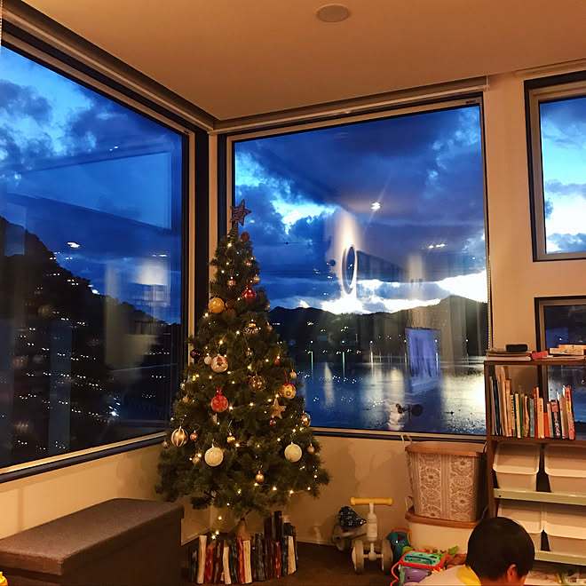 景色が見える窓/ライト/プライベート空間/クリスマスツリー/リラックス...などのインテリア実例 - 2022-12-01 20:18:02