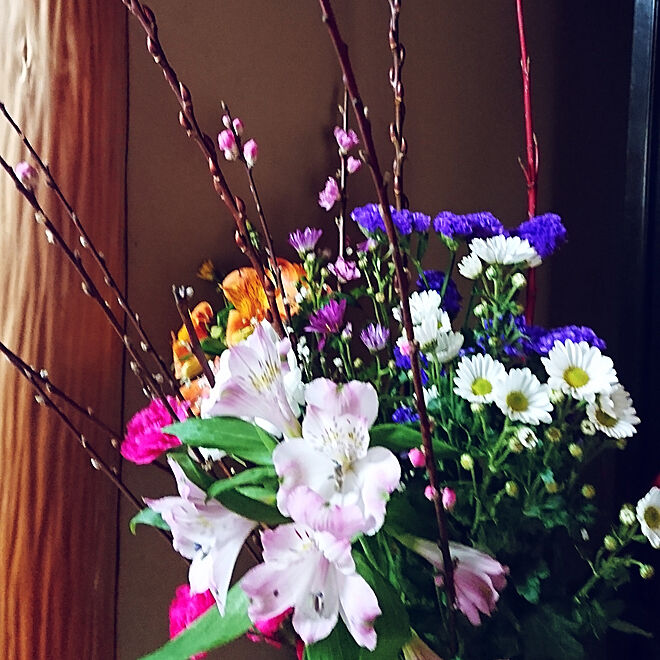 リビング/癒し/お花のある生活❁/お花大好き♡/お花を飾るのインテリア実例 - 2019-02-07 13:16:47