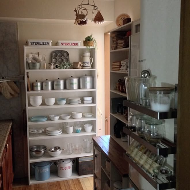 キッチン/DIY/DIY食器棚/アンティーク/古い物...などのインテリア実例 - 2014-12-18 11:12:50