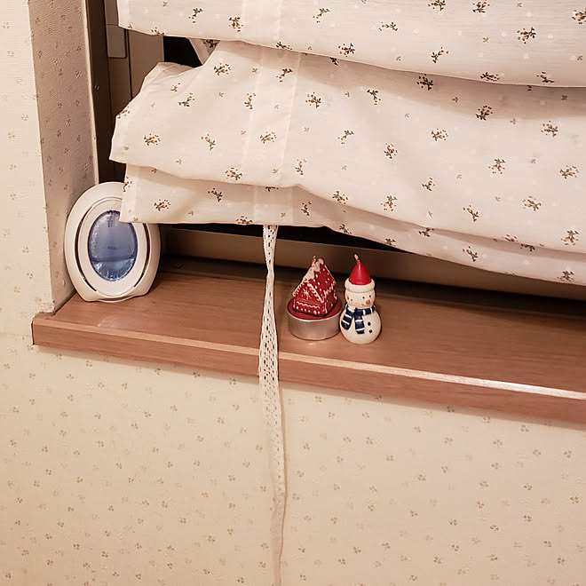 バス トイレ サンゲツクロス うちの家の壁全部クロスはサンゲツ クローバー クリスマス雑貨 などのインテリア実例 18 11 30 17 27 52 Roomclip ルームクリップ