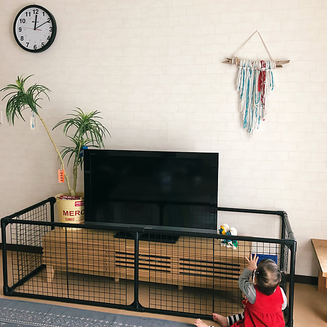 まとめ買い】 壁よせテレビ台 wall ベビーゲート DIY イレクター ...