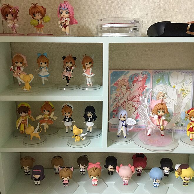 棚/フィギュア(人形)/おたく部屋/DIY/カードキャプターさくら...などの