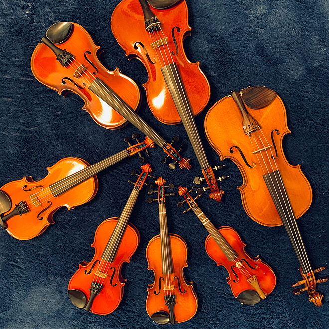 楽器のある暮らし/フルサイズ2/分数バイオリン/ヴァイオリン/部屋全体のインテリア実例 - 2019-10-13 15:48:35