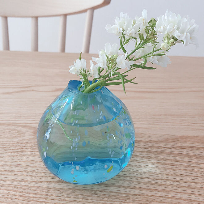 琉球ガラスの花瓶 - 花瓶