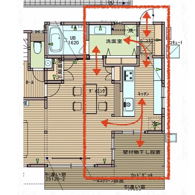 回遊できる間取り/水回り/築42年 木造戸建て/ブログはじめました/間取り図...などのインテリア実例 - 2019-10-10 15:06:23