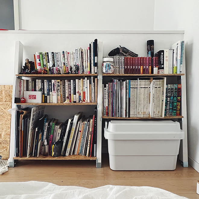 何でも揃う ウォールシェルフ ラダー SPF ブラウン