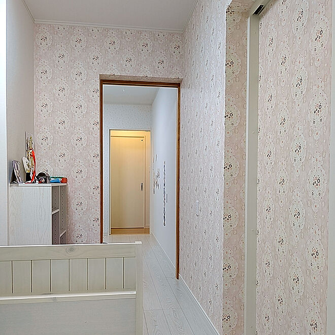 ベッド周り/壁紙/子ども部屋/おんなのこ/ピンクの壁...などのインテリア実例 - 2019-09-08 23:26:44