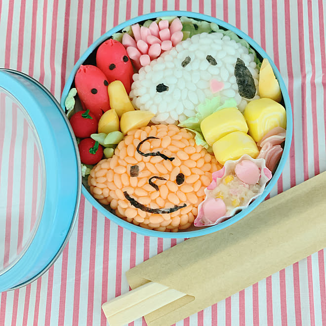 チャーリーブラウン スヌーピー 樹脂粘土 いまさらキャラ弁 初めてキャラ弁 などのインテリア実例 03 07 06 31 Roomclip ルームクリップ