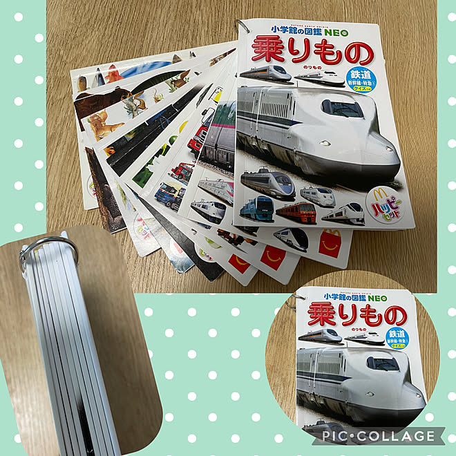 簡単リメイク/簡単DIY/小さい絵本/小さい本/ハッピーセットの図鑑...などのインテリア実例 2021-04-26 21:40:13 | RoomClip(ルームクリップ) ハッピーセット図鑑