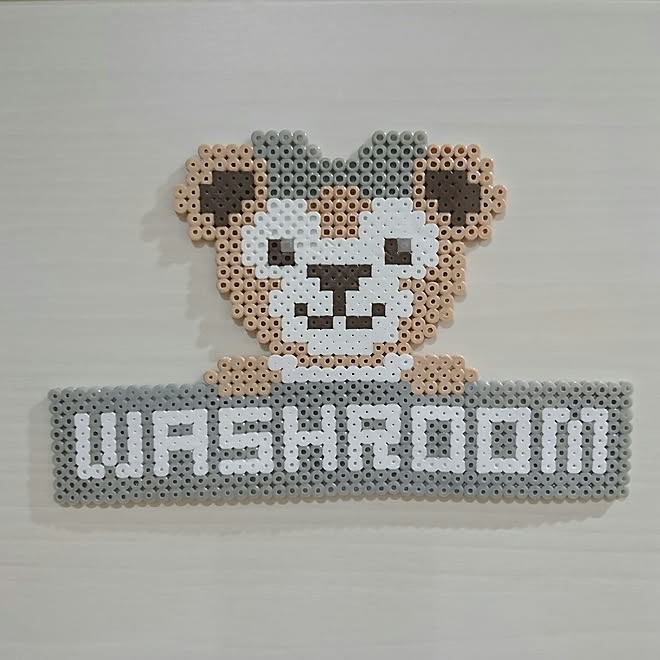 バス トイレ ディズニー シェリーメイ アイロンビーズ サニタリーのインテリア実例 19 07 21 22 44 57 Roomclip ルームクリップ