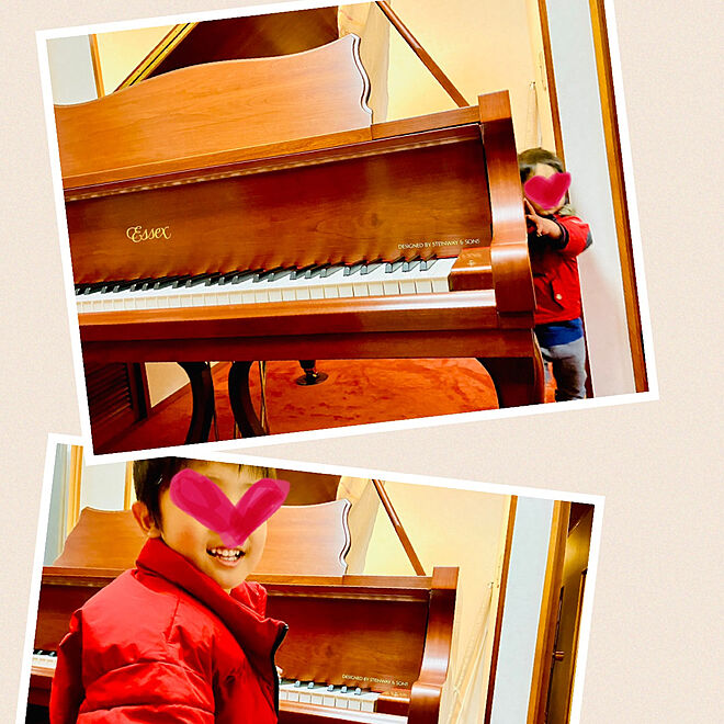 茶色のピアノ/ピンクの絨毯/designed by STEINWAY/essex/子供時代のおうち...などのインテリア実例 - 2023-01-10 18:15:03
