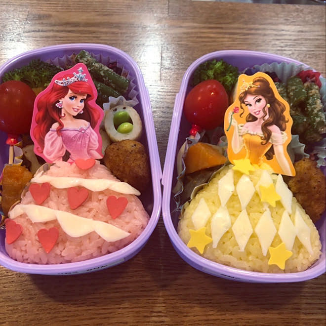 プリンセス 遠足のお弁当 お弁当 キッチンのインテリア実例 22 10 12 00 42 51 Roomclip ルームクリップ