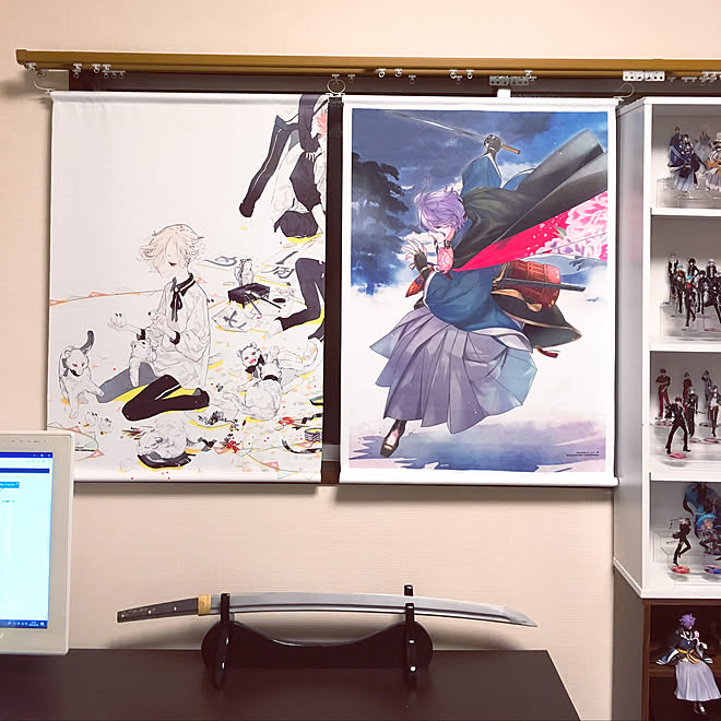 オタク部屋 オタ部屋 刀剣乱舞 タペストリー 机のインテリア実例 19 08 28 21 24 55 Roomclip ルームクリップ オタク部屋 オタ部屋 刀剣乱舞 タペストリー 机のインテリア実例 19 08 28 21 24 55 Roomclip ルームクリップ