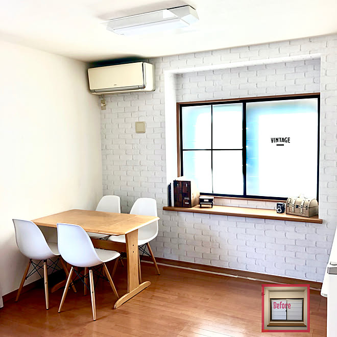 部屋全体 出窓 ダイニング 白レンガ壁紙 壁紙シール などのインテリア実例 19 01 27 15 48 41 Roomclip ルームクリップ 部屋全体 出窓 ダイニング 白レンガ壁紙 壁紙シール などのインテリア実例 19 01 27 15 48 41 Roomclip ルームクリップ
