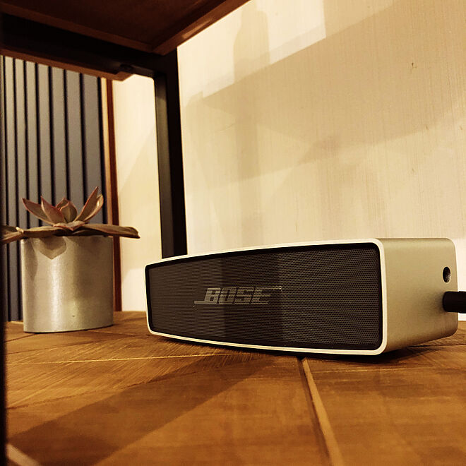 Bose Sound Link Mini/無機質/一人暮らし/男前/多肉植物...などのインテリア実例 - 2020-04-03 22:35:28