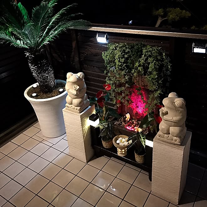 アジアン バリ島 パラスストーン ランプシェード 照明 オブジェ