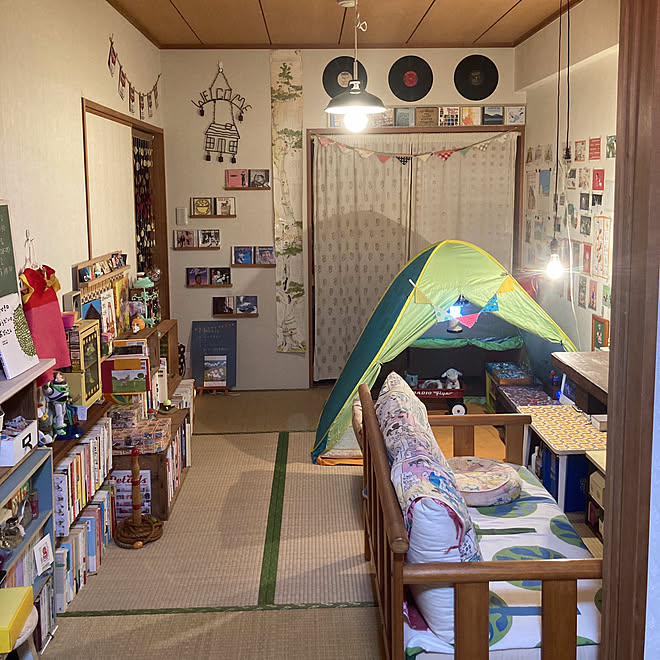 部屋全体/おうちテント/reading nook/ビフォーアフター/IKEA...などのインテリア実例 - 2023-08-26 08:51:47