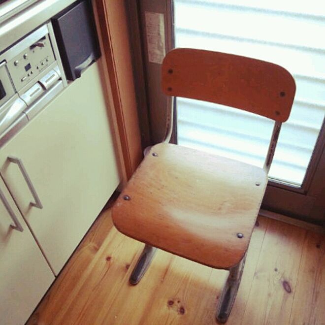 キッチン/椅子ラブ/学校の椅子/古いもののインテリア実例 - 2014-02-26 08:25:11
