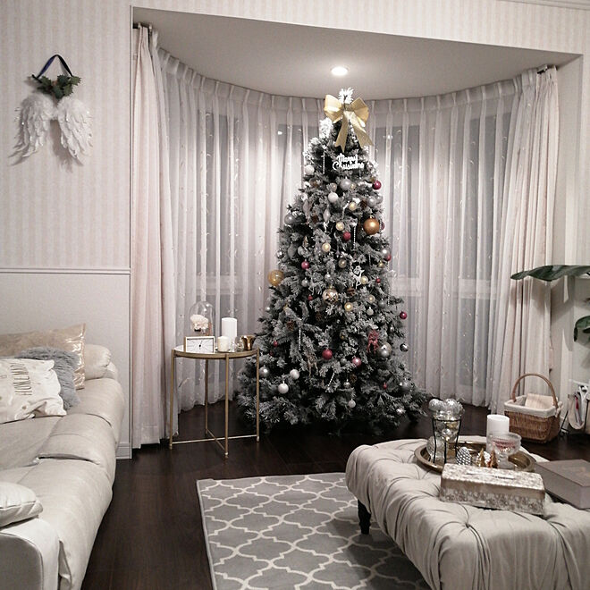 クリスマス/210cm クリスマスツリー/2mのクリスマスツリー/210センチのツリー/クリスマス...などのインテリア実例 - 2019-12-14 18:03:24