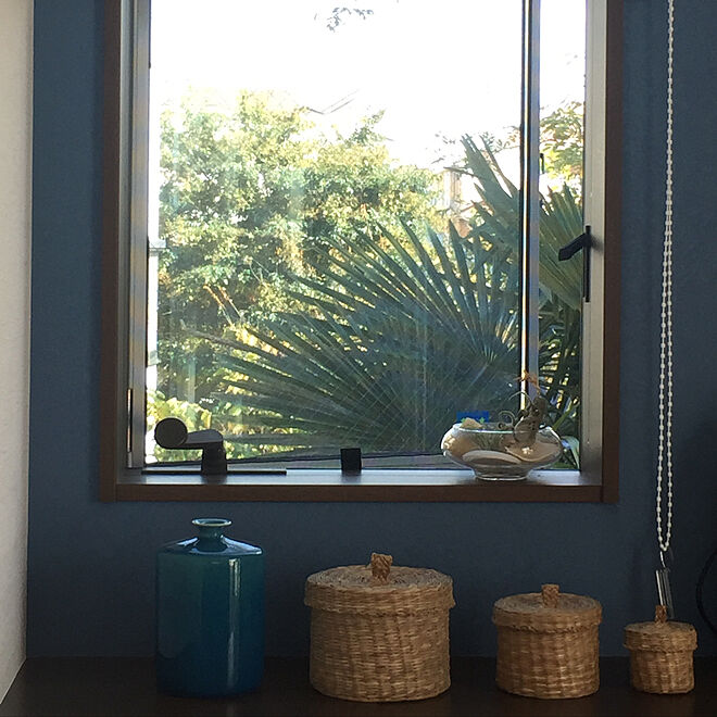 机/窓から見える緑/IKEA/ターコイズブルー好き/花瓶...などのインテリア実例 - 2017-11-04 12:03:28