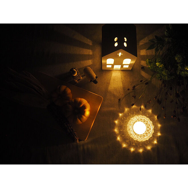 ベッド周り/オブジェ/handmade/candle house/candle night...などのインテリア実例 - 2018-09-20 00:33:35