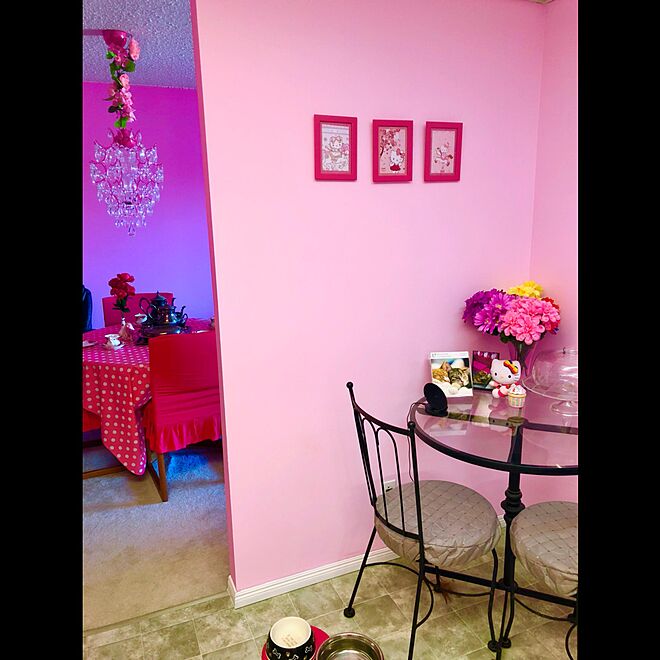 HELLO KITTY/pink kitchen/kawaii/Pink/pink room...などのインテリア実例 - 2020-10-19 08:26:59