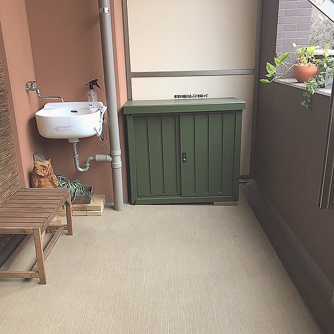 物置 ベランダ テラス バルコニー マンション などのインテリア実例 01 23 10 26 27 Roomclip ルームクリップ