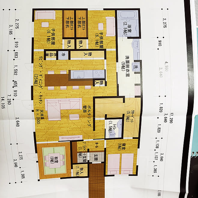 部屋全体 間取り 平屋 子供部屋 ロフト シンプル などのインテリア実例 18 10 03 24 18 Roomclip ルームクリップ