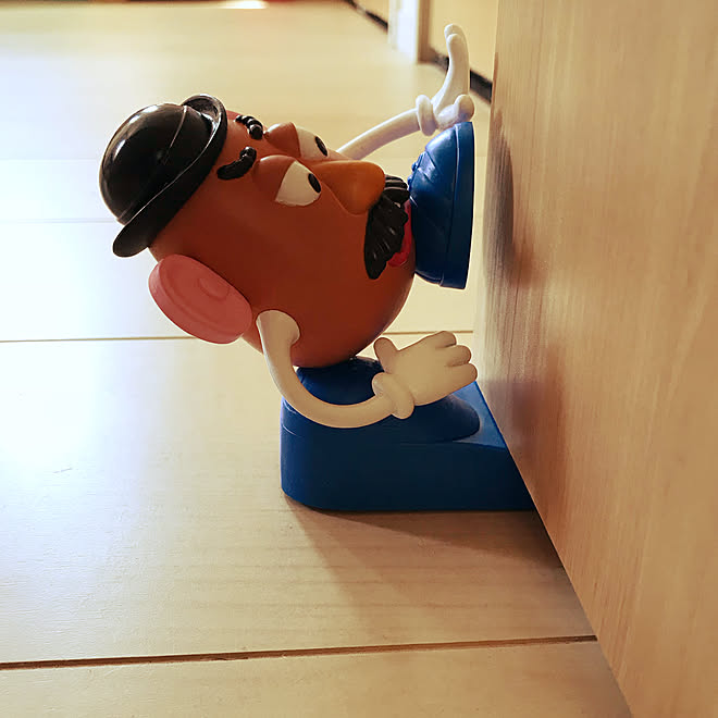 ドアストッパー ポテトヘッド ミスターポテトヘッド 部屋全体 Disney などのインテリア実例 18 04 21 13 18 43 Roomclip ルームクリップ