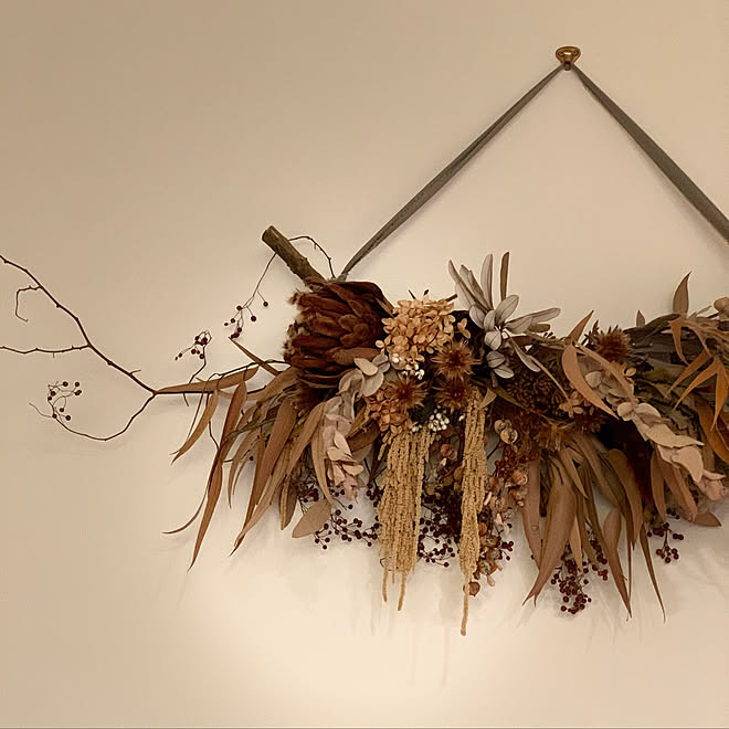 iPhone Xs/ドライフラワーのある暮らし/ドライフラワー/ノーマルモード/加工なしのインテリア実例 - 2022-10-01 23:08