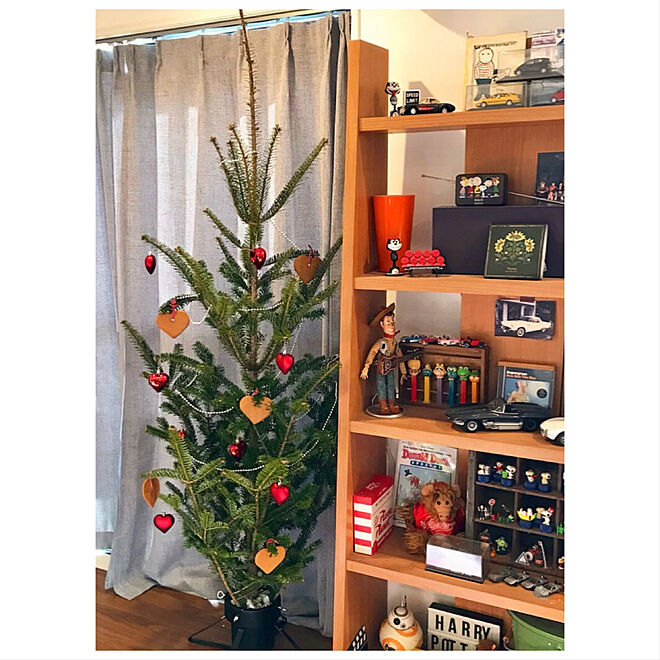 IKEAもみの木/IKEA/クリスマスツリー/アメリカン雑貨/グリーンのある暮らし...などのインテリア実例 - 2023-12-05 19:29:30