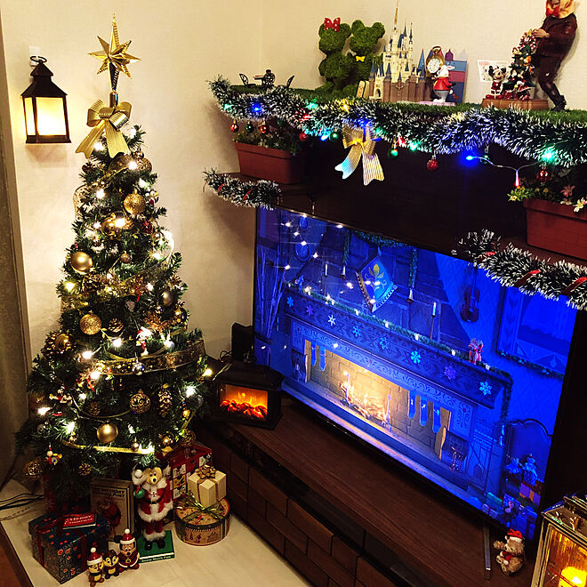 クリスマスツリー/クリスマス/自宅でディズニーを再現/ディズニー/アンティーク...などのインテリア実例 - 2022-05-07 16:40:37