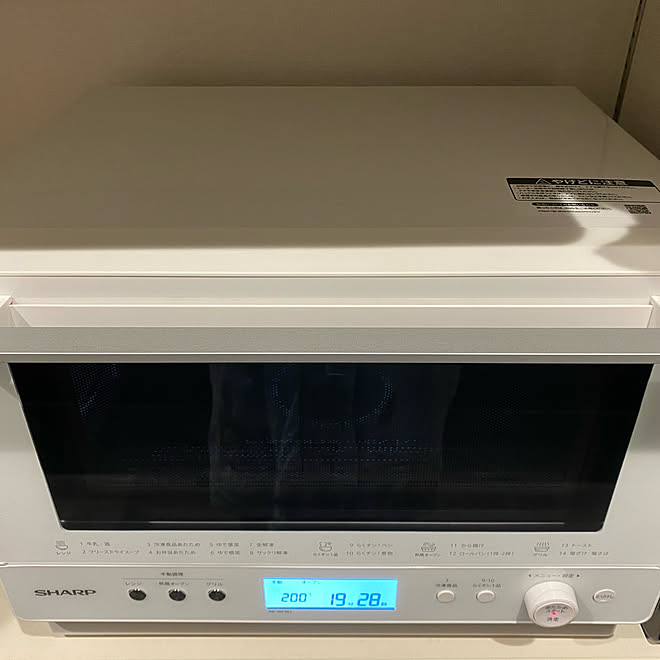 ジャンク品　SHARP オーブンレンジ RE-WF182 ホワイト Amazon | シャープ オーブンレンジ 18L 1段調理 RE-WF182-W