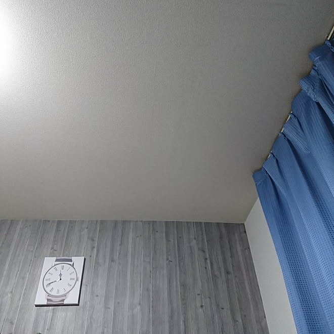 壁 天井 レオパレス レオパレス 壁紙 ウッド調 Mydiy などのインテリア実例 19 07 17 23 48 58 Roomclip ルームクリップ