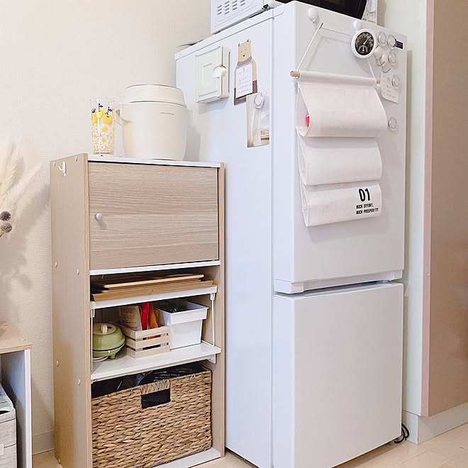 炊飯器 カラーボックス 食器棚 ニトリ 100均 などのインテリア実例 21 05 11 14 57 16 Roomclip ルームクリップ