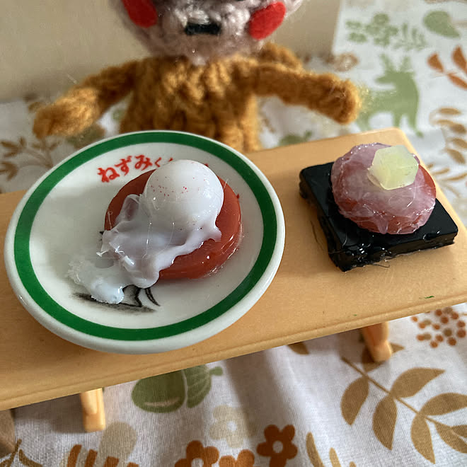 セリア アイスが溶けたホットケーキ 毛糸deリリアン あみぐるみ ダイソー 手ぬぐい などのインテリア実例 22 06 03 11 40 42 Roomclip ルームクリップ