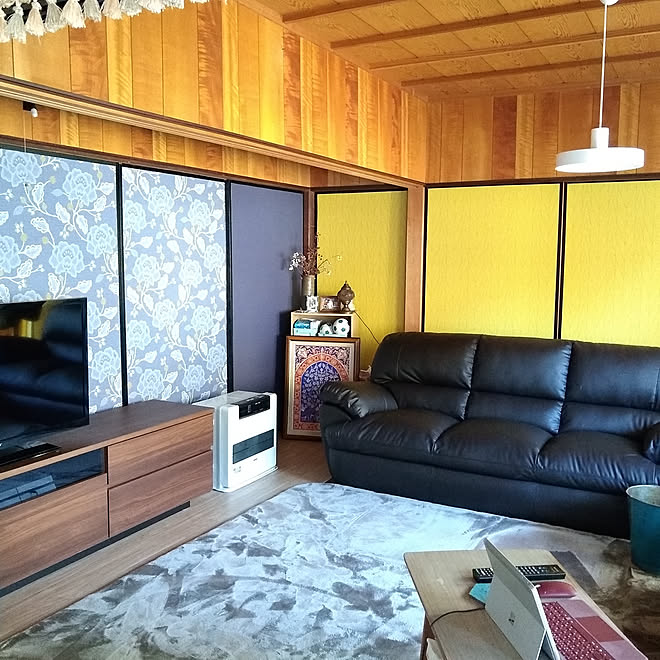 田舎のお家 古い家 和室diy ふすま壁紙diy 部屋全体のインテリア実例 05 29 18 35 15 Roomclip ルームクリップ