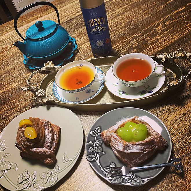 南部鉄器カラーポット/岩鋳/TWG TEA/ノリタケ ボーンチャイナ/tea time ...