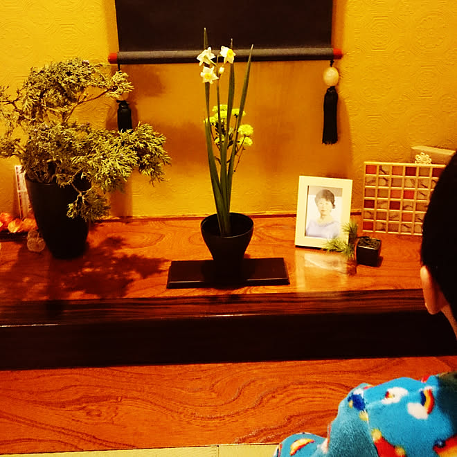 壁 天井 お正月 喪中です 和室 床の間 などのインテリア実例 18 12 31 00 14 09 Roomclip ルームクリップ