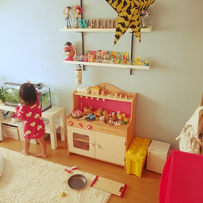 リビング/IKEA/こどものもの/おもちゃ/子供用キッチン...などのインテリア実例 - 2015-10-26 13:59:48